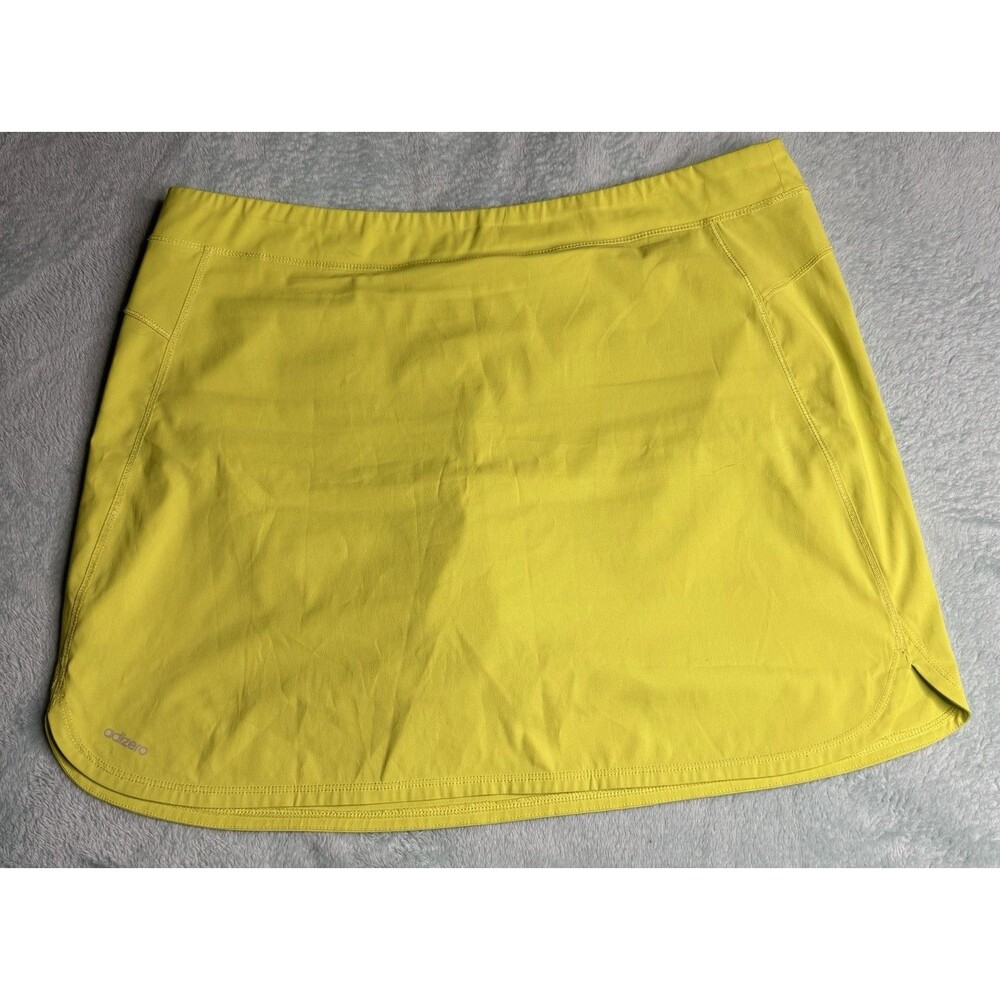 Adidas Adizero Neon Green Golf Skirt Athletic Tennis Skort Size 12